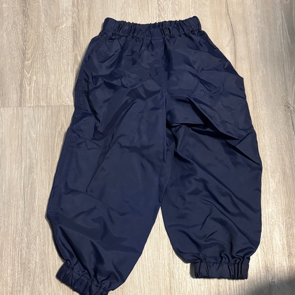 MEC Kids Dark Blue Rain Pants with Elastic Waist